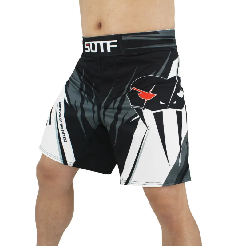 

Men's Boxing Shorts MMA Combat Pants Sanda Running Sports Fitness Free Fighting Muay Thai Martial Arts Competition Shorts