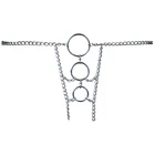 Стринги женские, прозрачные, с металлической цепочкой