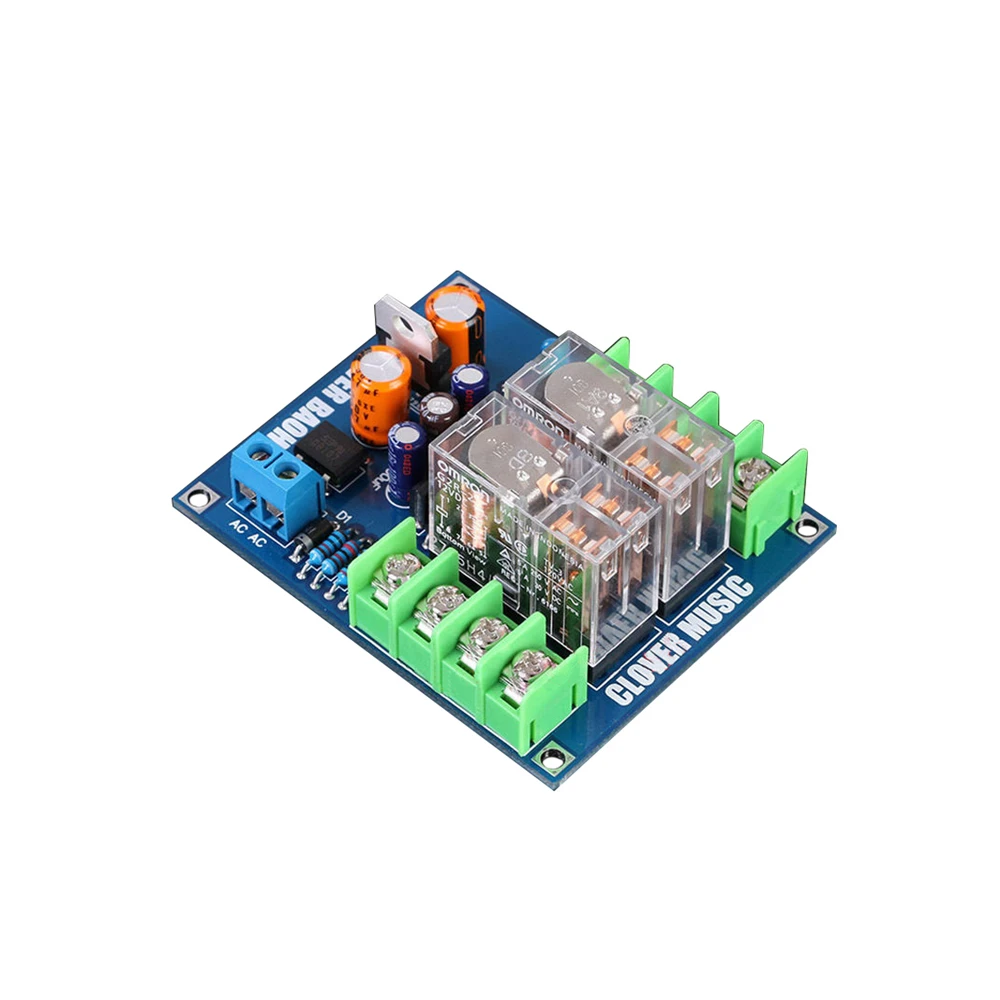 

Dual OMRON Relay 7812 + UPC 1237 Speaker Protection Board Kit for HIFI DIY AC 12-24
