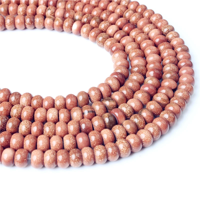 

Linxiang Fashion jewelry 4x6 ~ 5x8mm natural gemstone interval pearl Jinsha Songzhu DIY women's Bracelet Necklace Earrings