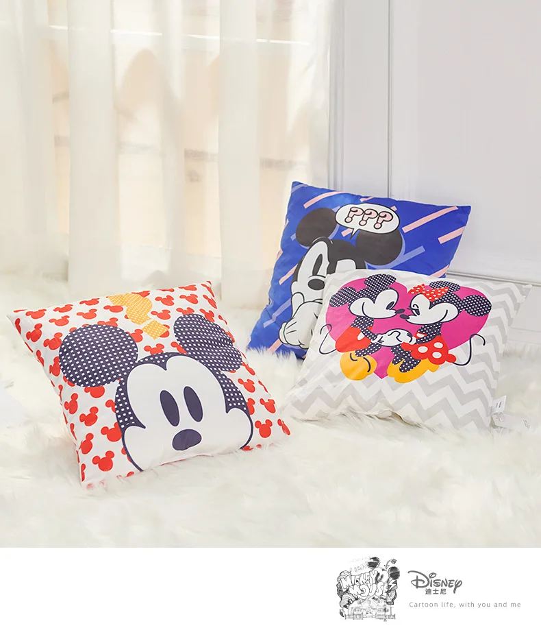Disney мультфильм Подушка диван офис Удобная подушка спинка кровати модная подушка для автомобиля 40*40 см