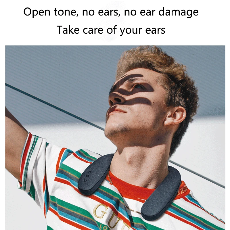 

2020 new hanging neck bluetooth speaker wear bluetooth small Neck-mounted speakers subwoofer for Mobile phone laptop Android ios