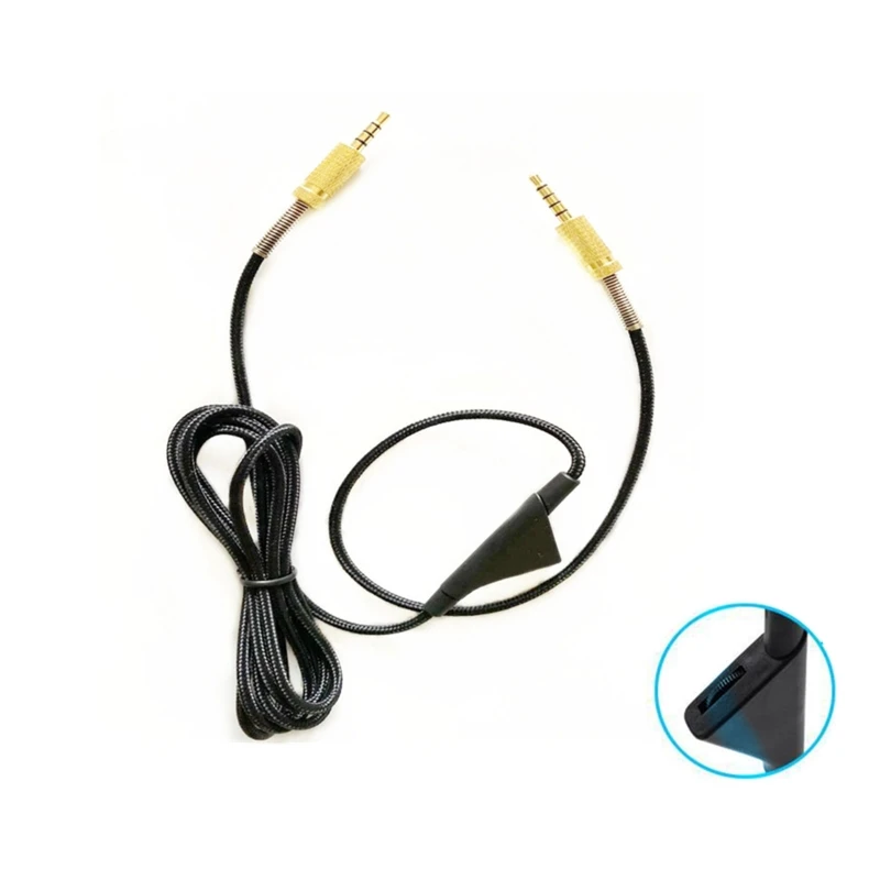 

Replacement Cable for logitech-Astro A10 A40 A30 Headsets with volume adjustm Q81F