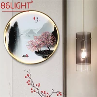 86light indoor wall lamps fixtures led chinese style mural creative light sconces for home study bedroom