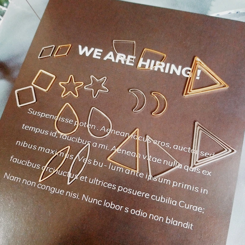 Аксессуары для сережек сделай сам Корейская версия Минималистичная ручная