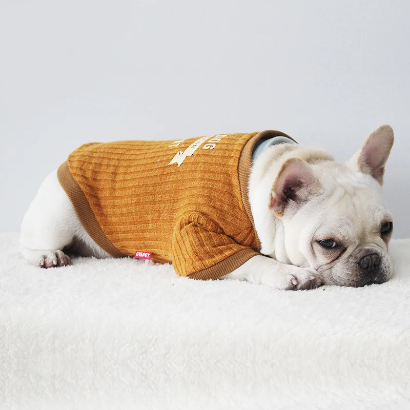 Вязаное пальто для собак зимняя одежда домашних питомцев С V образным вырезом