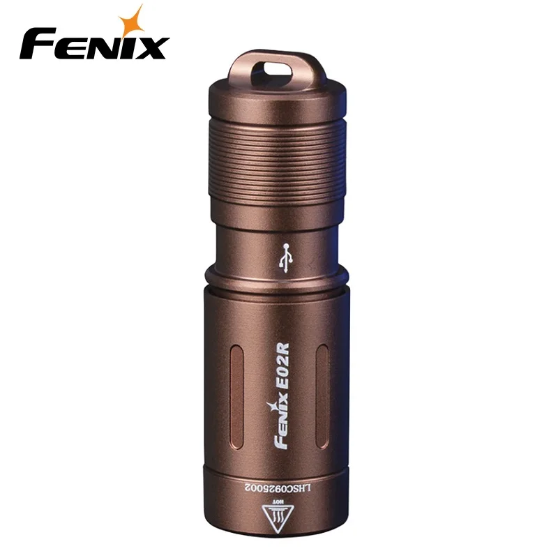Fenix E02R USB Перезаряжаемый брелок фонарик Встроенный перезаряжаемый