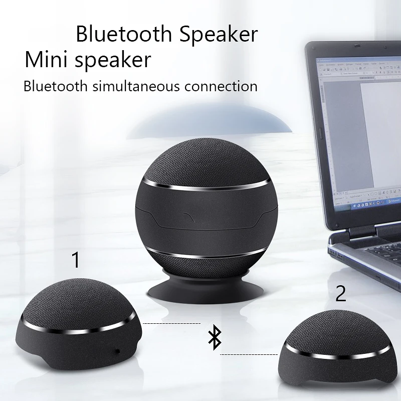 Bluetooth динамик беспроводной 2 в 1 Магнитный громкий Handfree Call MIC s Bass Loud Altavoz высокое