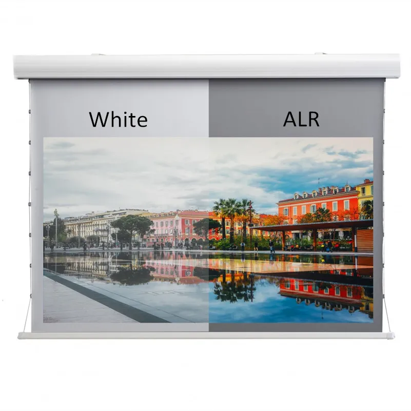 T1ALR H 16:9 черный Кристальный окружающий свет отклоняющий экран/напряжение Tab