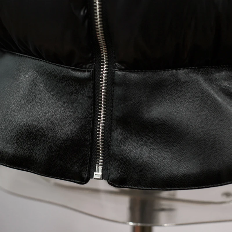 

[XITAO] New Women 2018 Autumn Korea Fashion White Duck Down Short Sleeve Solid Color Casual Floral Down Coat C8173 ZLL1903