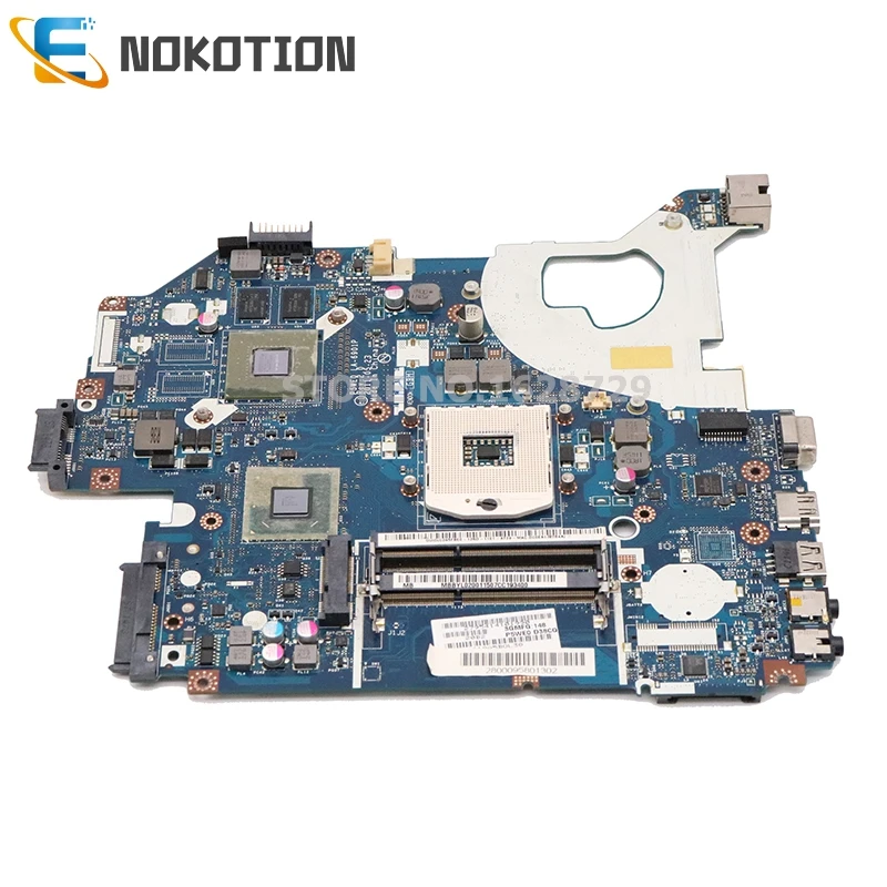 NOKOTION P5WE0 LA-6901P MBRFF02002 MB. RFF02.002 для acer aspire 5750 5750G 5755 5755G NV57H Материнская плата ноутбука HM65 GT520M 1 Гб