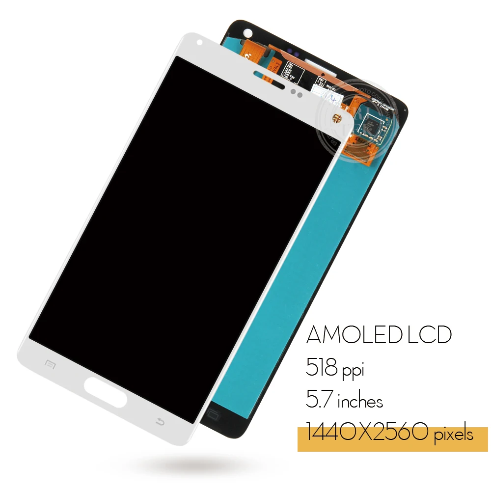 AMOLED/OLED экран для Samsung Galaxy Note 4 Edge LCD N915F Дисплей сенсорный дигитайзер Сенсорное