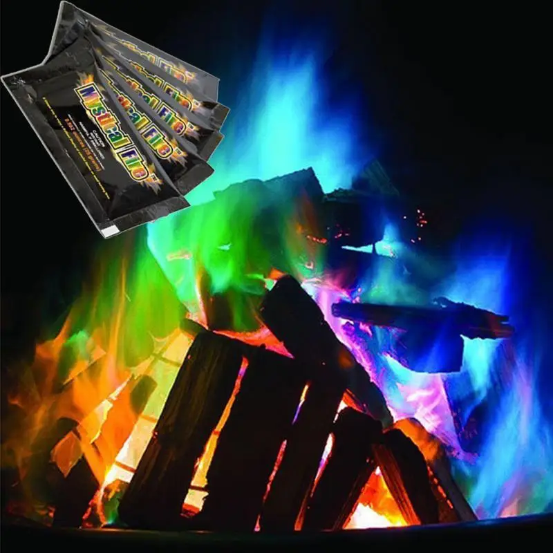 Мистический Огонь цветное пламя костер вечерние камин порошок для огня фокусов