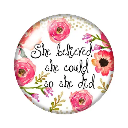 Одежда с цветными узорами арт слов красота 10 шт. Смешанные 12 мм/18 мм/20 мм/25 мм