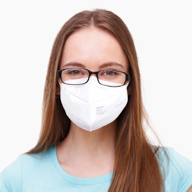 

10-100 Pieces ffp2 Mask CE Approved FFP2 for Adult POWSTAY PM01A 5 Layers Soft Ear-loop Strip Cloth Filters Fast Shipping