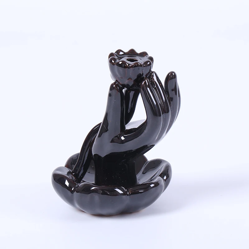 Керамическая горелка для благовоний в виде лотоса держатель керамическая