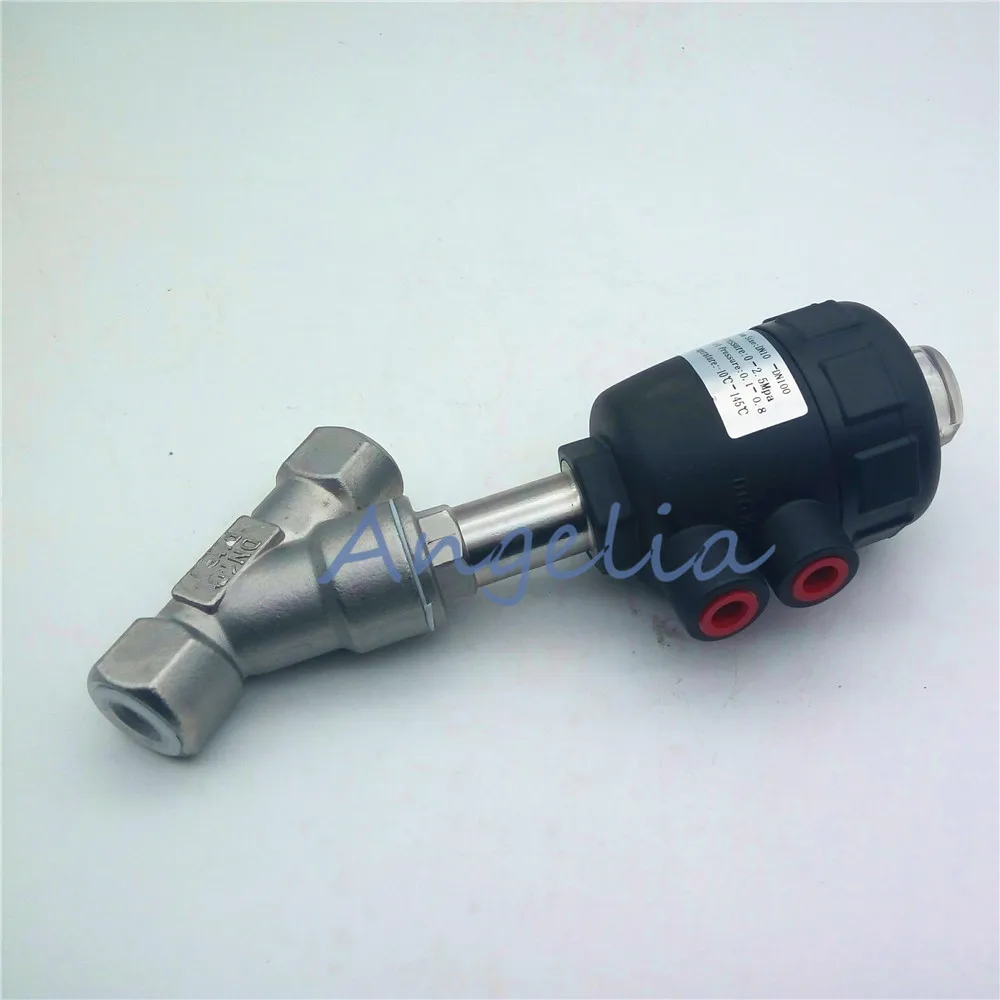 DN20 3/4 &quotBSP Нержавеющая сталь 304 Двойное действие с воздушным приводом уплотнение