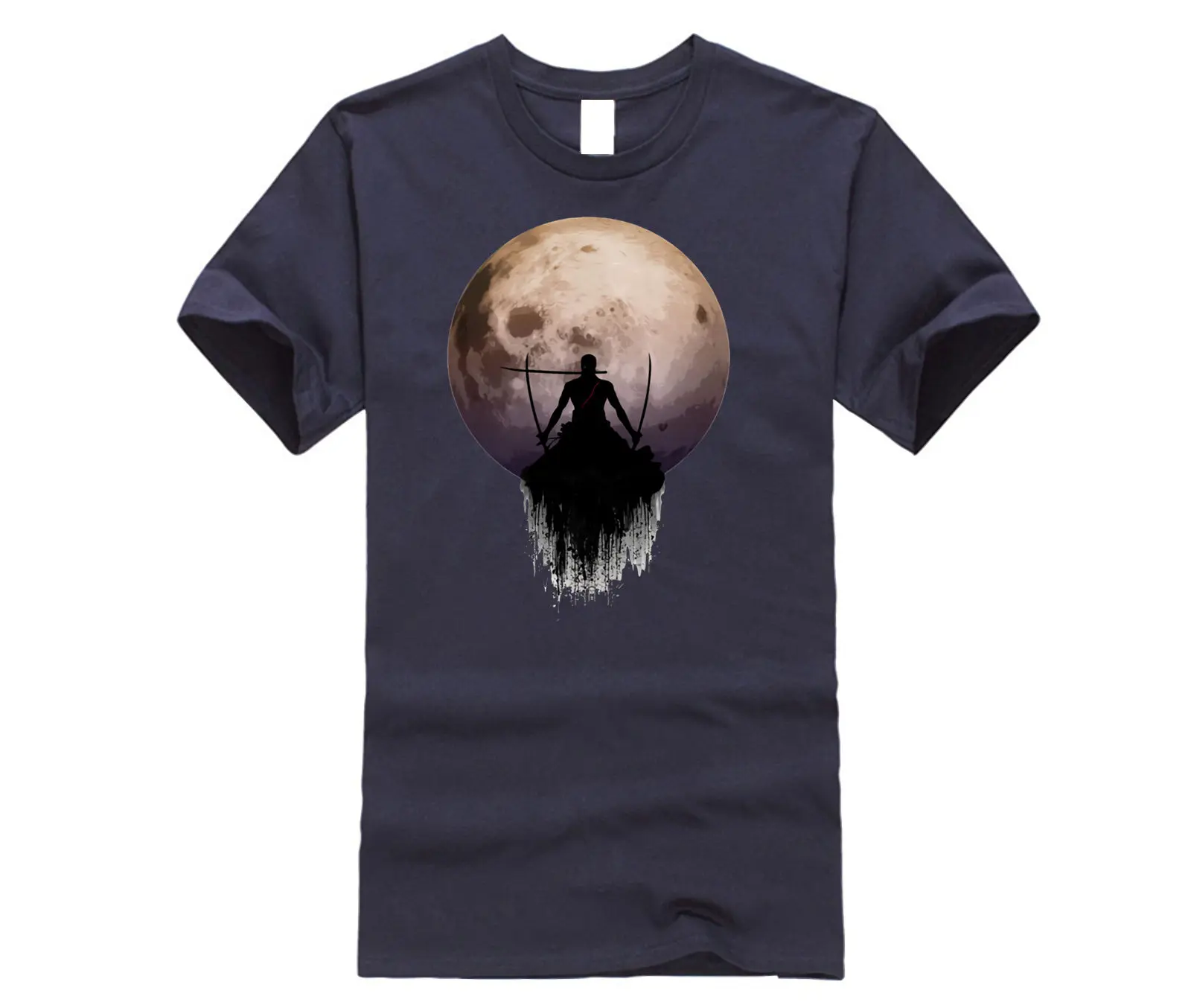 Мужская футболка с 3D принтом Луны Roronoa Zoro в стиле санторью 3 мечи одна штука одежда
