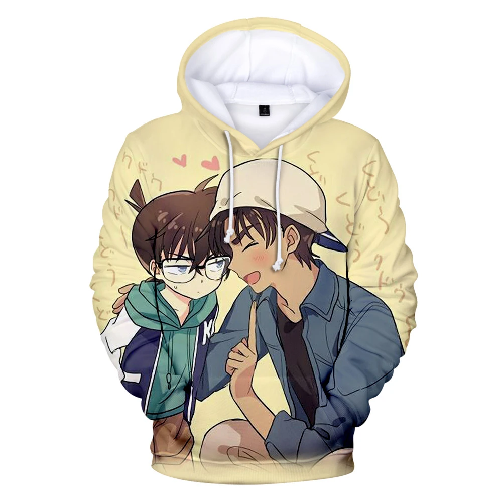 

3d Hoodies Anime Detective Conan Hot Sale Sweatshirt Children/Men/Women Casual Harajuku Autumn Winter Cute Long Sleeve Tops