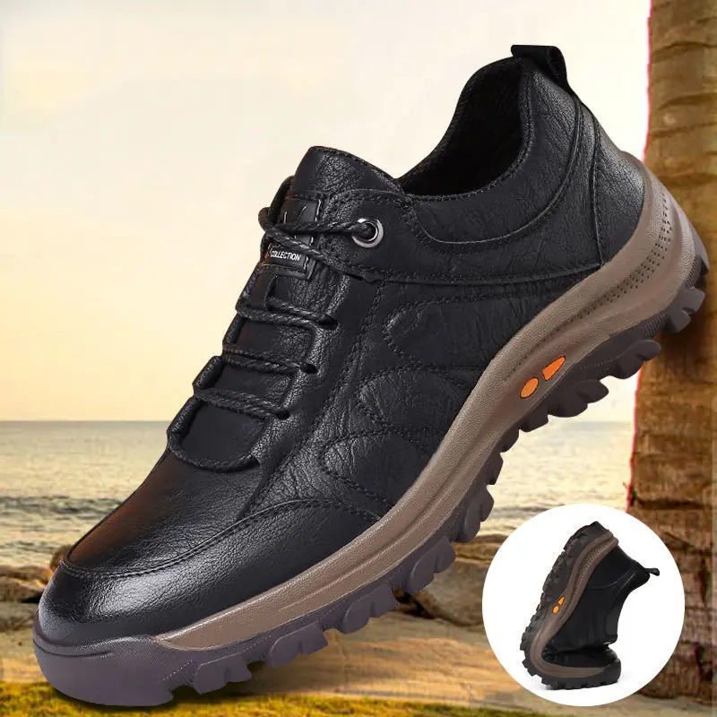 

VANDOWEN Outdoor Climbing Shoes Men Cpmfy Classic Boots Men Chunky Shoes Men New Casual Leather Boots Outdoor Sneakers Male