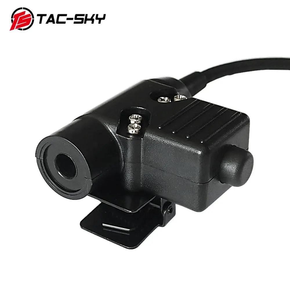 TAC-SKY AN / PRC-152 152a PRC-148 Military Tactical Headset Walkie-Talkie Simulation Model Intercom Accessories PTT 6 Pin U94PTT