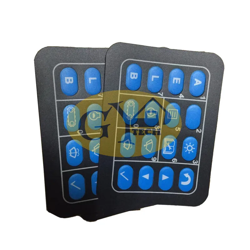 PC200 7 7835 12 3007 экскаватор монитор стикер для Komatsu дисплей guage с 3M клеем|Шаблон