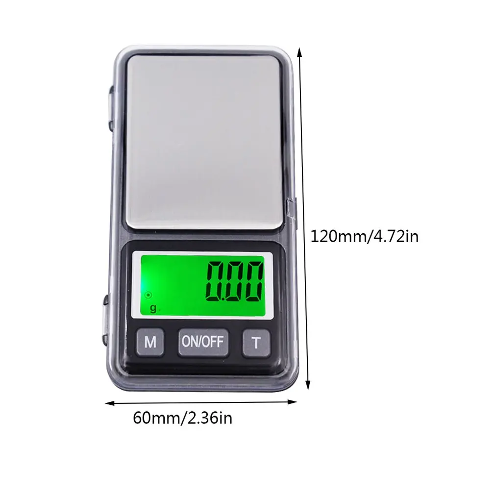 

500g/0.01g Weighing Scale Backlight LCD Digital Electronic Kitchen Scale Mini Portable Food Scale Jewelry Scale