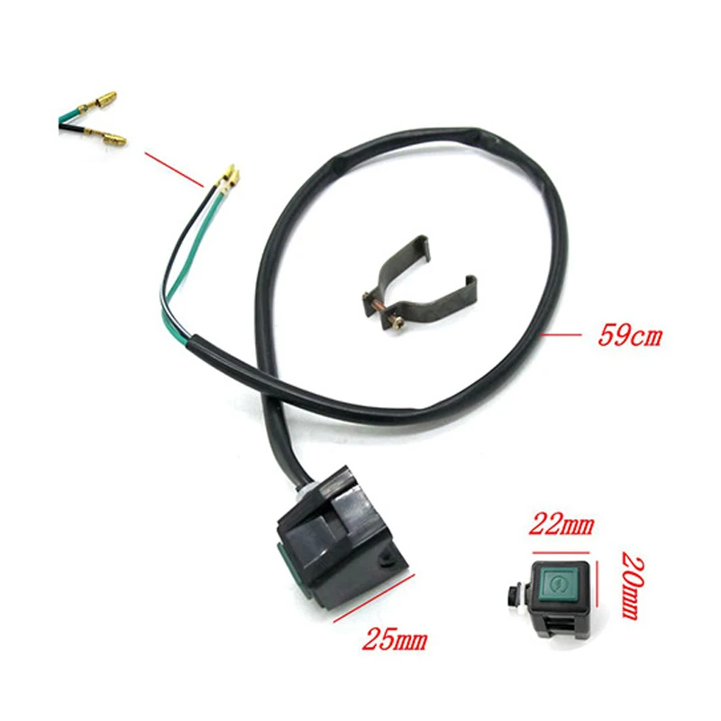 

Start Horn Switch ABS Replacement Accessories Bike Dirt Bike Motorcycle