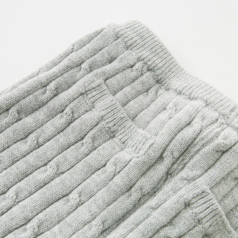 DBQ11700 dave bella/осенние однотонные штаны для маленьких девочек детские длинные