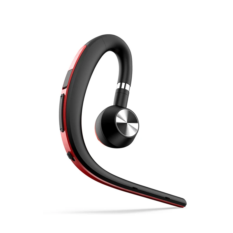 QH26 бизнес bluetooth наушники air беспроводные наушники одно ухо канал Спорт bluetooth наушники гарнитура с микрофоном - Цвет: red
