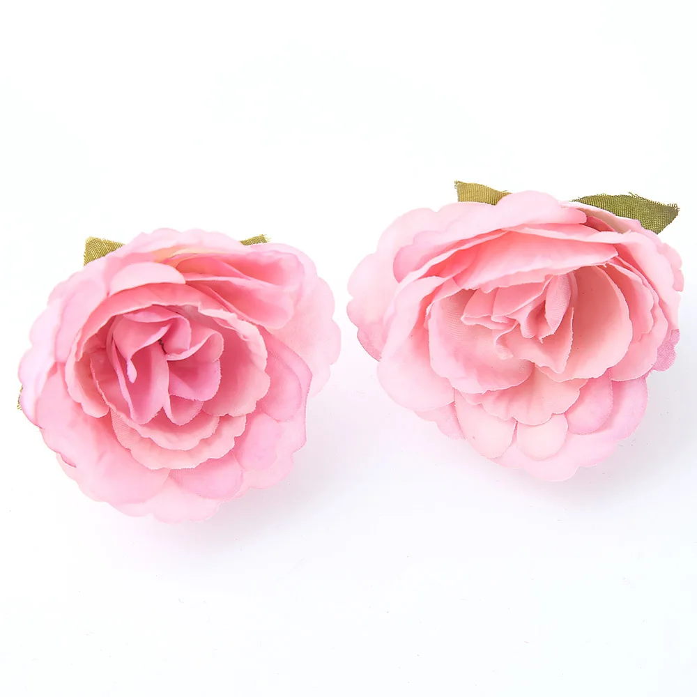 Искусственный цветок 10 шт./лот 4 см шелковая головка розы для свадебвечерние НКИ