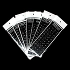 Наклейки с русской, французской, английской, арабской, испанской, португальской, иврит клавиатуры, буквы алфавита, наклейки для ноутбука, настольного ПК