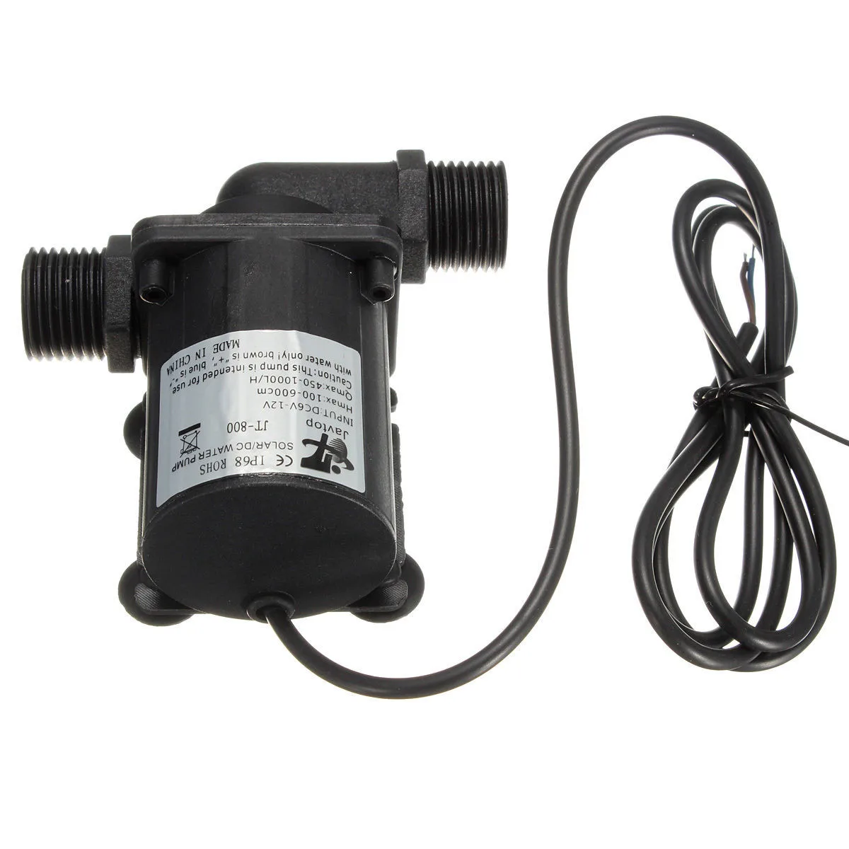 

IP68 DC12V 5M 800L/H Ultra Quiet Brushless Motor Submersible Pool Water Pump