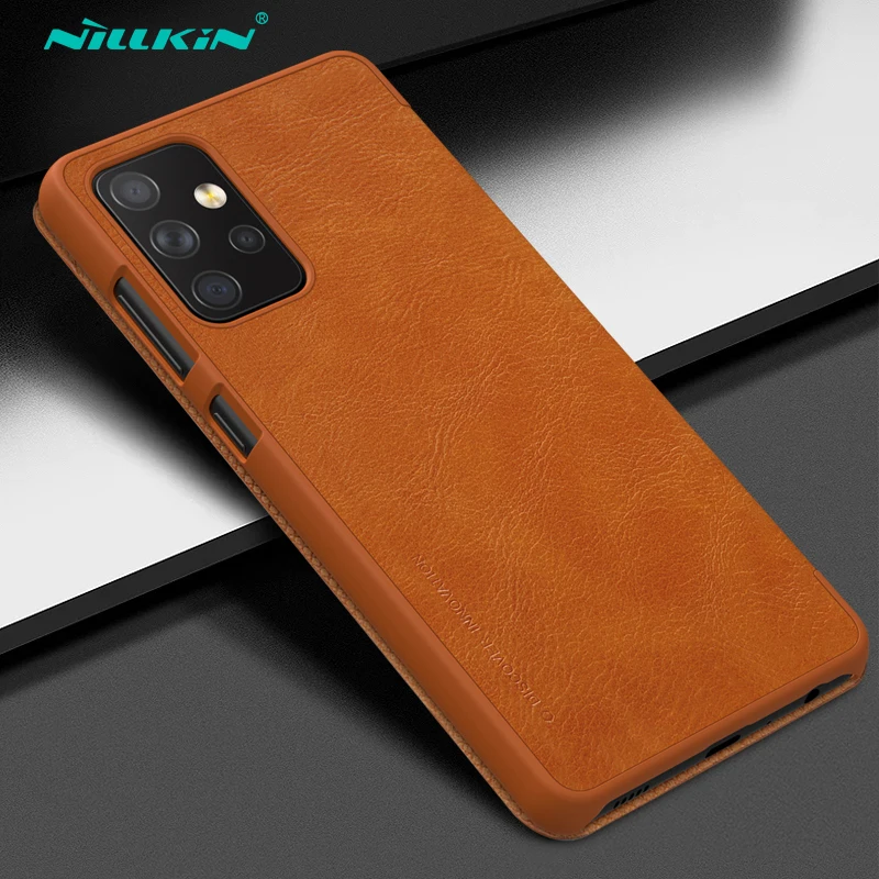 

For Samsung Galaxy A52 5G Case Nillkin Qin Luxury Leather Book Wallet Protective Cover For Galaxy A32 A72 5G