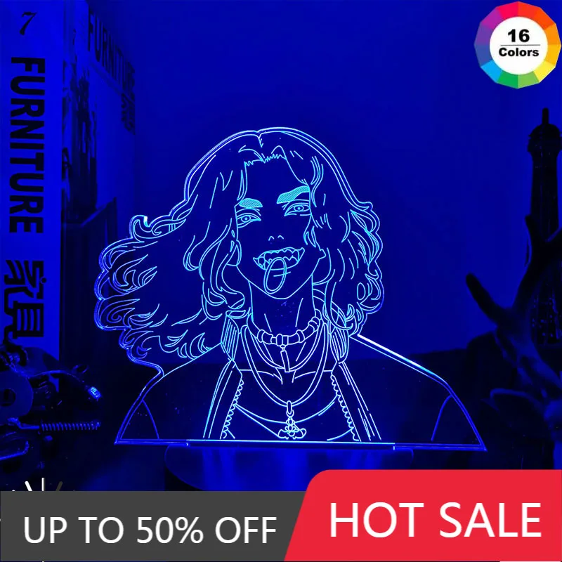 

Anime Tokyo Revengers Baji LED Night Light for Child Bedroom Decoration Birthday Gift Room Desk Manga 3d Lamp Tokyo Revengers