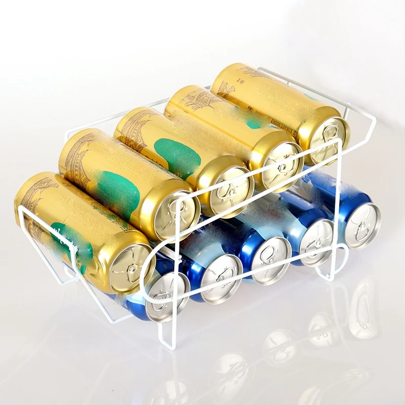 

Large Coke Rack Iron Multi-Layer Kitchen Refrigerator Storage Rack Can Beverage Beer Storage Rack