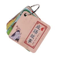 idiom story with picture literacy card kindergarten early education cognitive learning card first grade literacy card for kids
