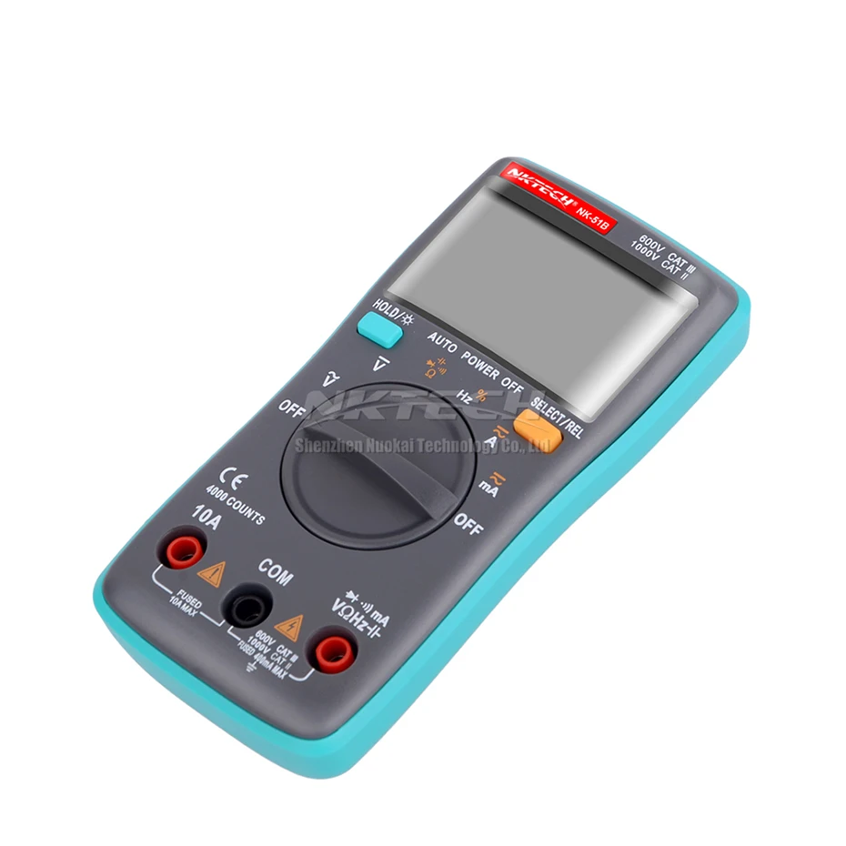 NKTECH Цифровой мультиметр карман NK-51A NK-51B NK-51C NK-51D истинного среднеквадратичного значения переменного тока Амперметр Вольтметр переменного тока постоянного тока Гц Ом Температура Электрический тестер