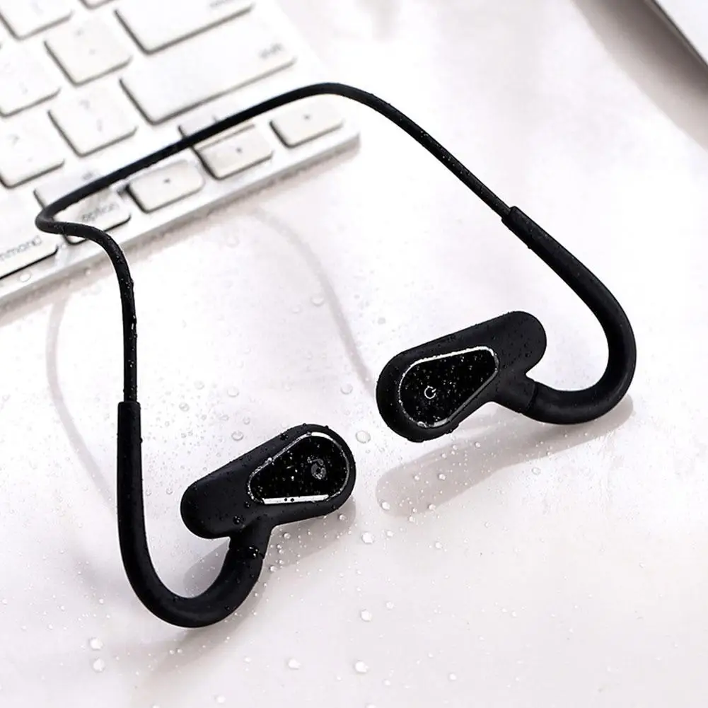 A01 Бесконтактный Bluetooth наушник для передачи звука через кости с крючком на ухе, который не вызывает боли и не требует доступности ушей для пения.