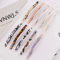 new acetate plate ladies long clip ladies temperament ponytail hairpin clip girls back head snap spring clip