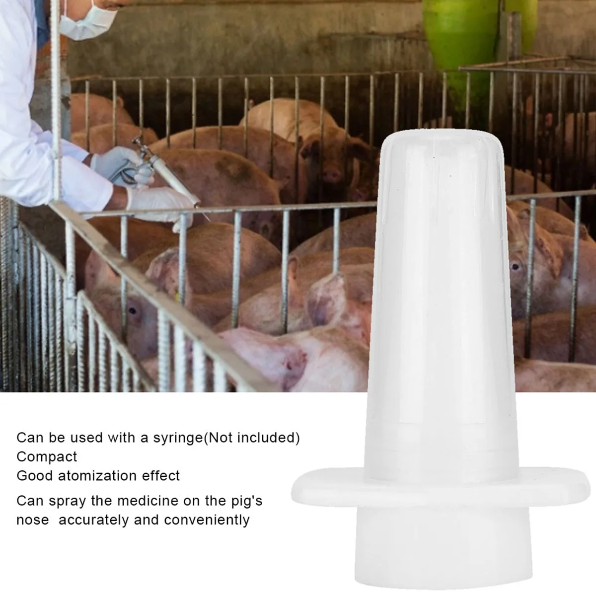 10 шт свиньи назальный спрей вакцина иммунизация разбрызгиватель ветеринарный
