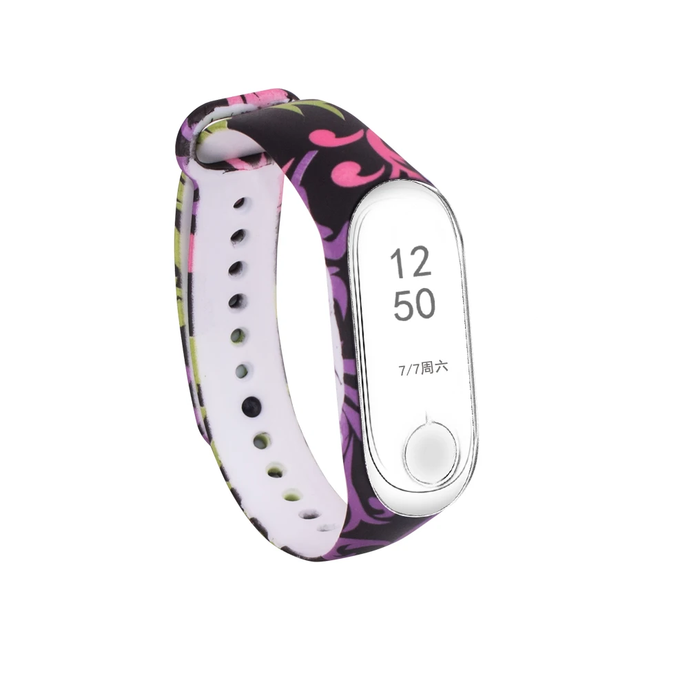 Силиконовый браслет для Xiaomi Band 3 и 4 Женские аксессуары смартфонов Xiomi Xaiomi Xiami Xaomi