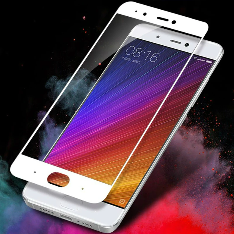 JGKK 9H для экрана из закаленного стекла XiaoMi Mi 6 5s 5C Mix 2 Mix2 2S полностью покрываемая