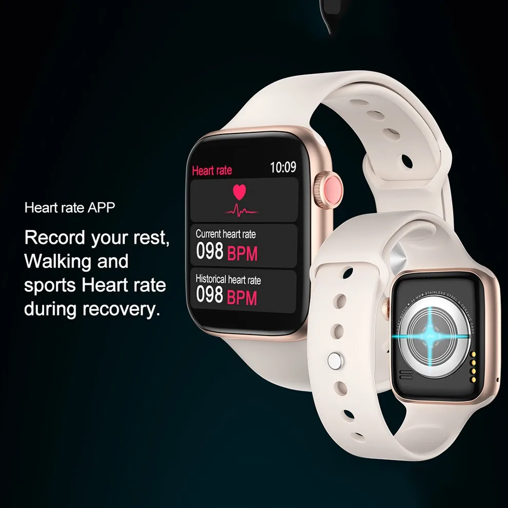 Новые умные часы FT50 с монитором температуры тела и термометром на браслете для отслеживания фитнеса SmartWatch для Android и iOS.