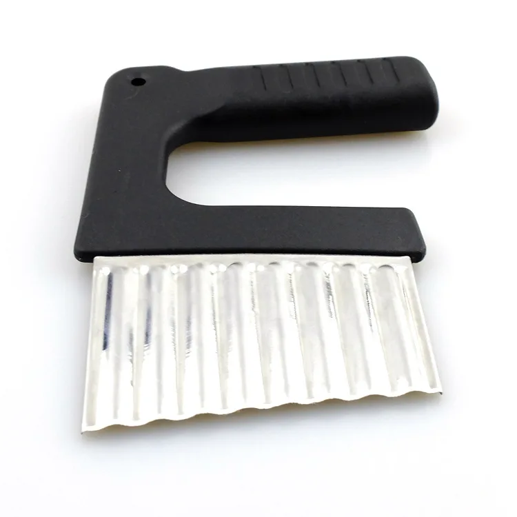 Potato Wave Cut Stainless Steel Fries Slicer Corrugated Creative Shredder |
