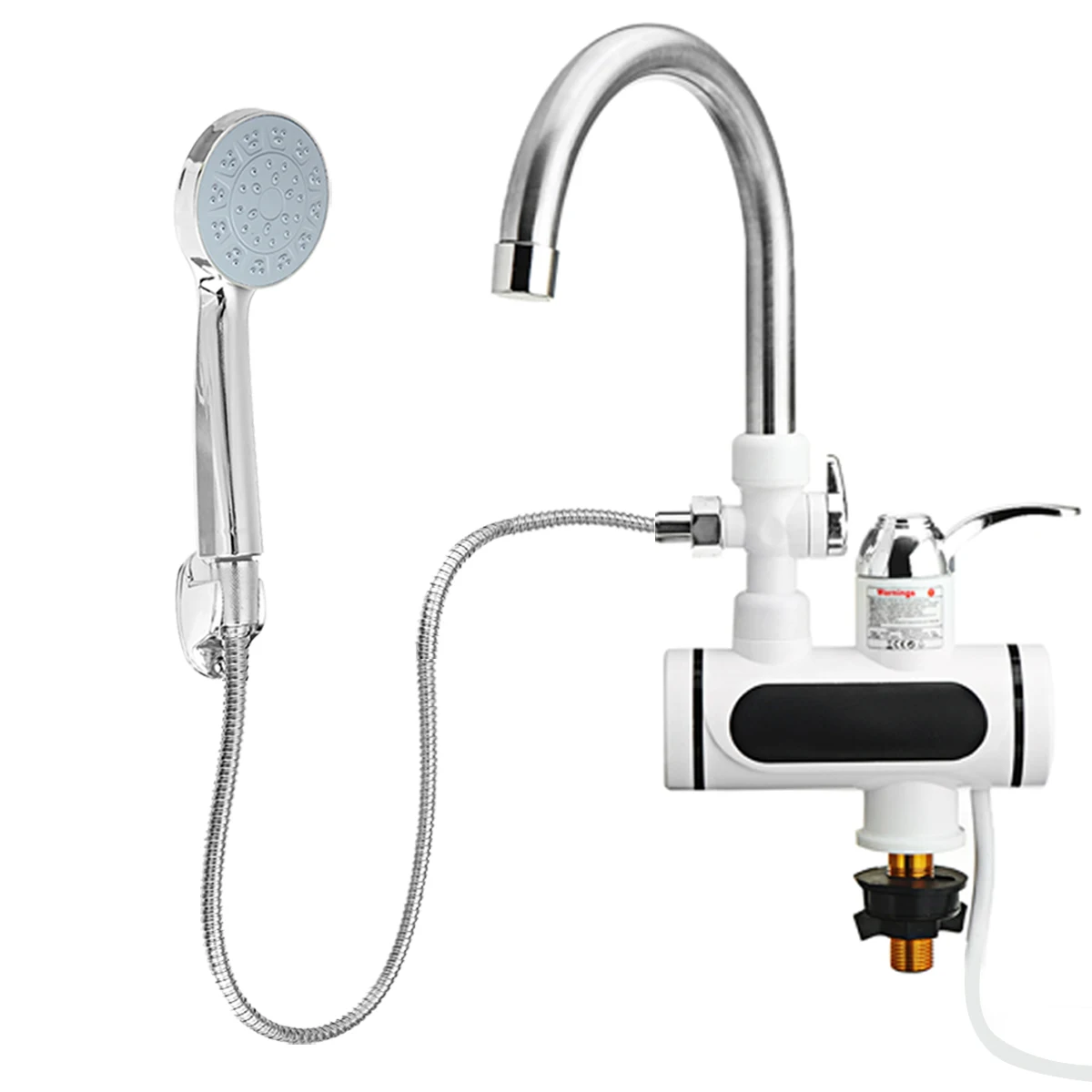 

3000W 220V Tankless Instant Electric Water Heater Shower Kitchen Faucet Electric Water Heater Digital Display For Country House