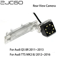 zjcgo hd ccd car rear view reverse back up parking night vision waterproof camera for audi q5 8r tt tts mk2 8j 20112016