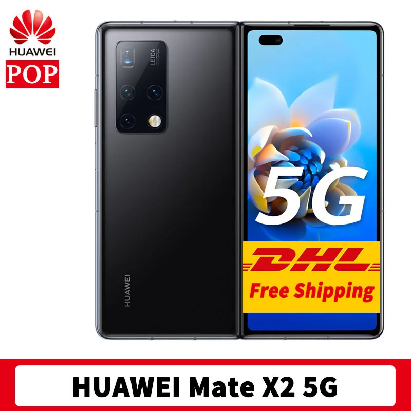 Бесплатная доставка DHL телефон HUAWEI Mate X2 внешний аккумулятор 8 дюймов сложенный