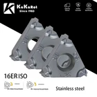 Твердосплавная пластина для токарного станка KaKarot MMT16ER 1,01,251,51,752,02,5 iso