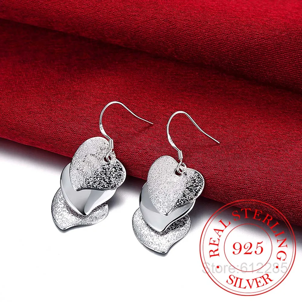 Серьги из серебра 925 пробы ювелирные изделия для свадебной вечеринки корейские